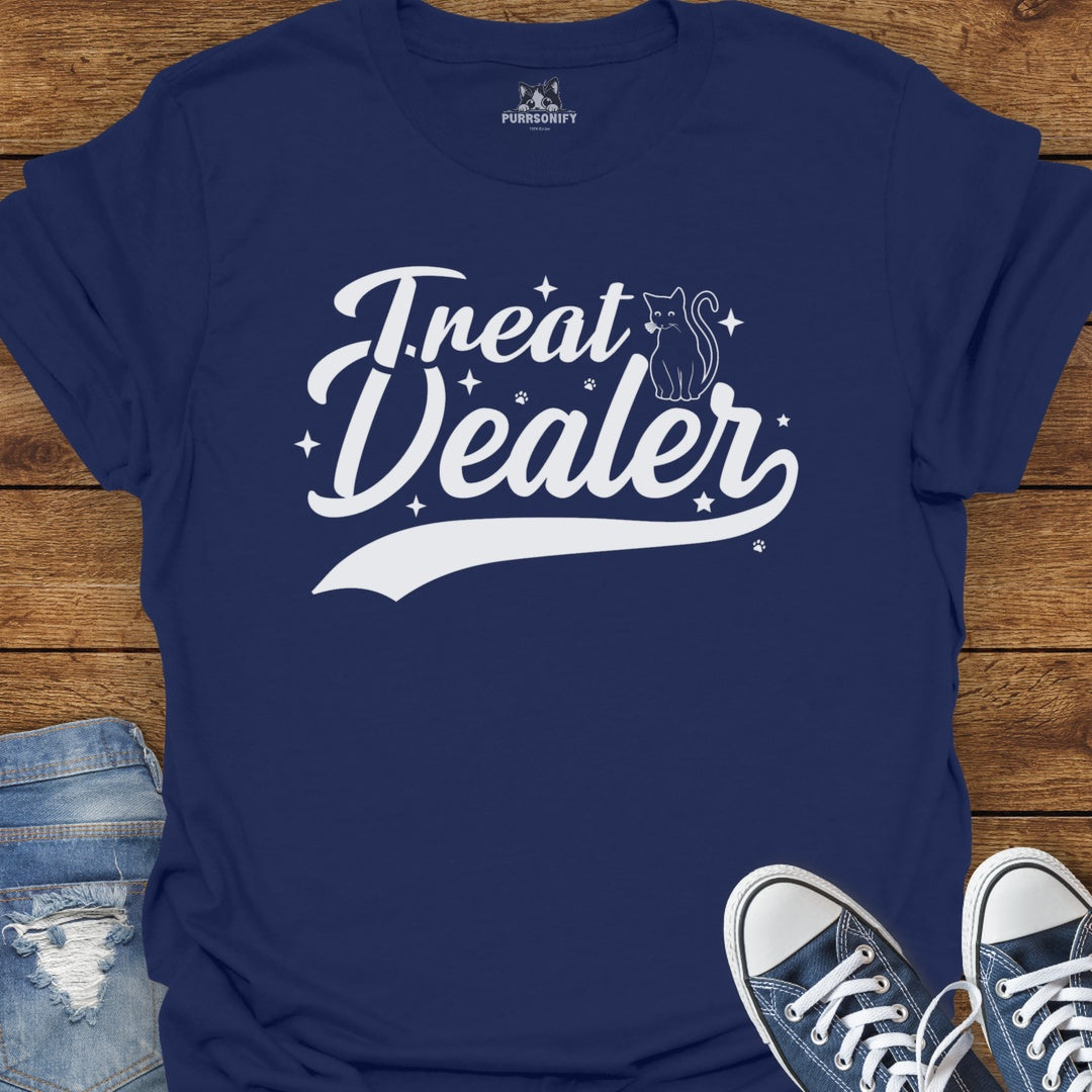 Treat Dealer Cat T-Shirt