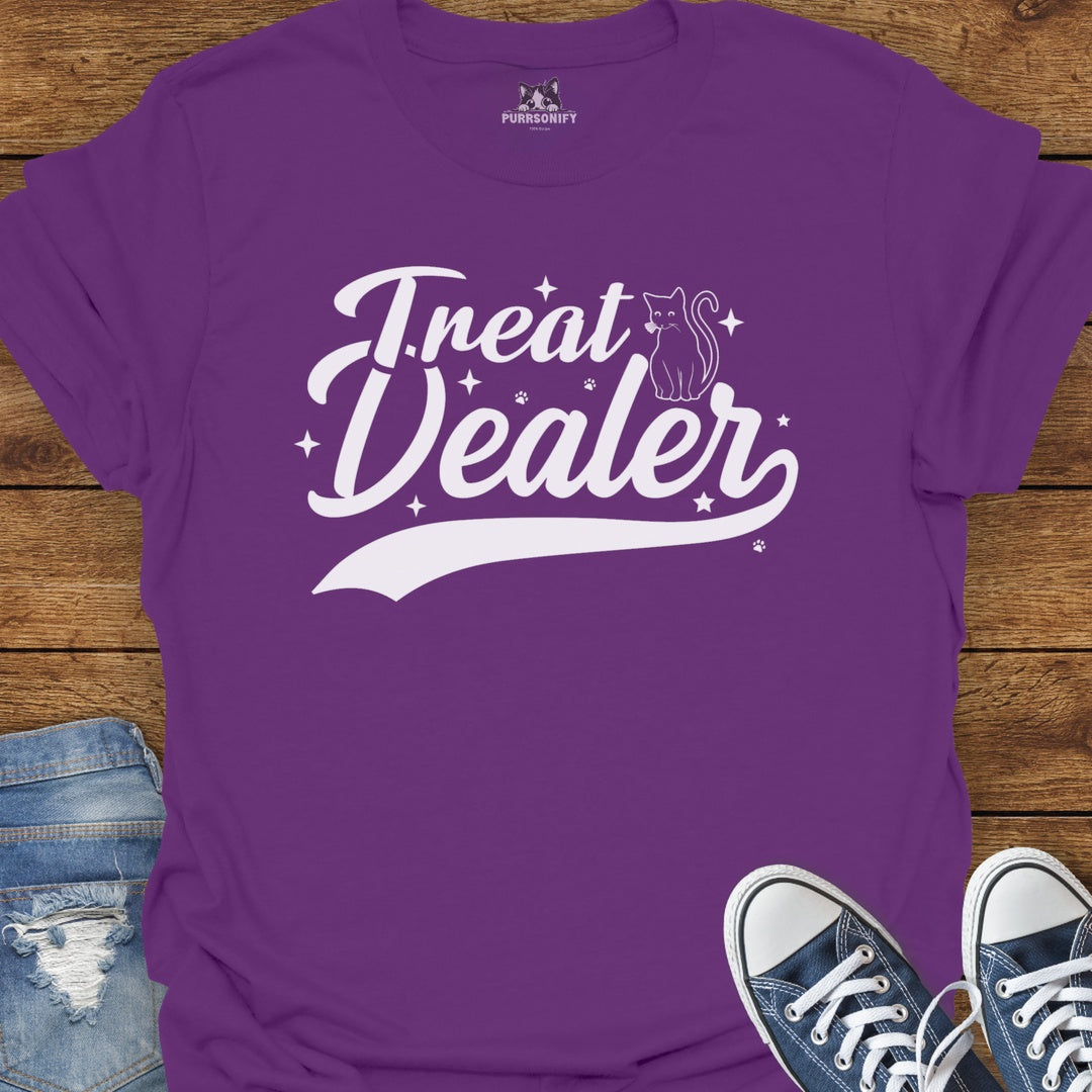 Treat Dealer Cat T-Shirt