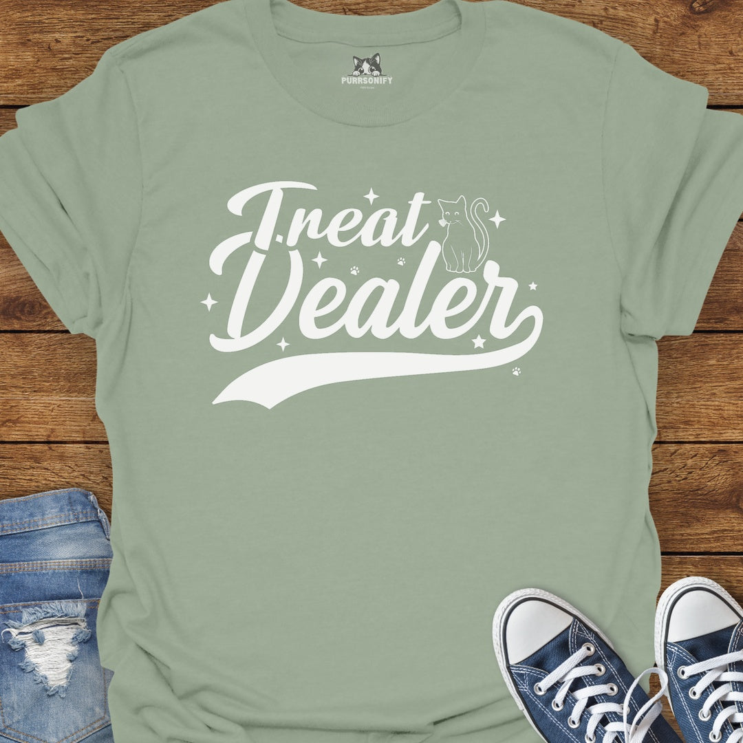 Treat Dealer Cat T-Shirt