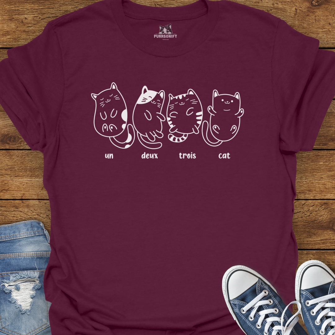 Un Deux Trois Cat T-Shirt