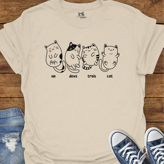 Un Deux Trois Cat T-Shirt