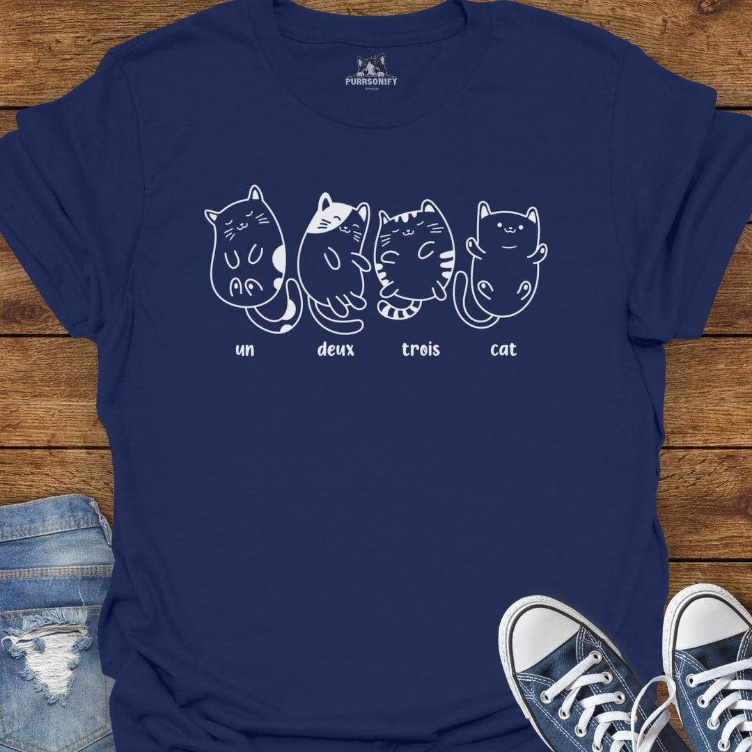 Un Deux Trois Cat T-Shirt