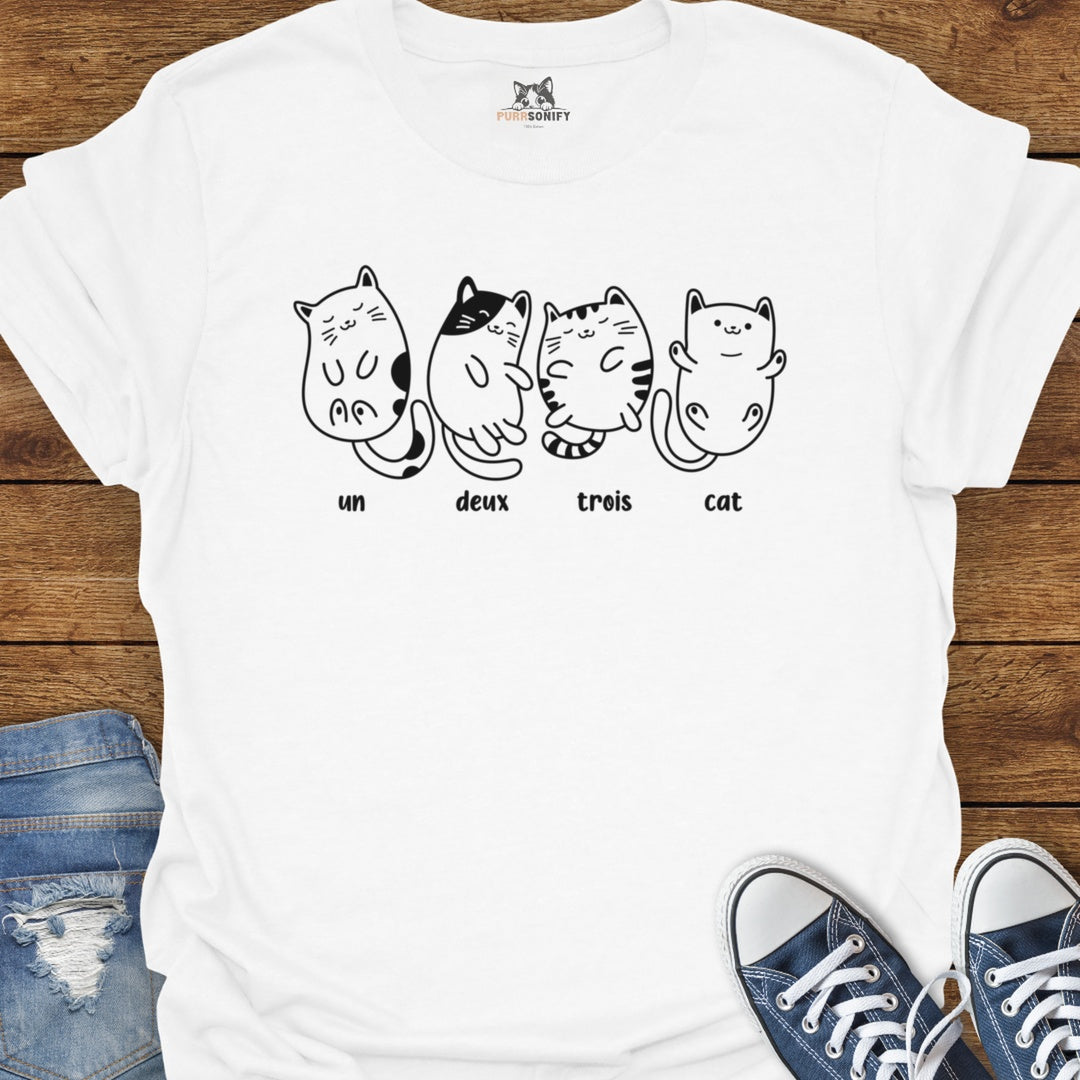 Un Deux Trois Cat T-Shirt